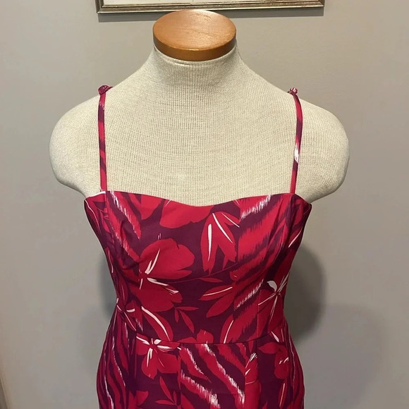 NWT!! French Connection - Berina Sweetheart Sundress - Pink/Purple - Size 8 - Picture 6 of 10
